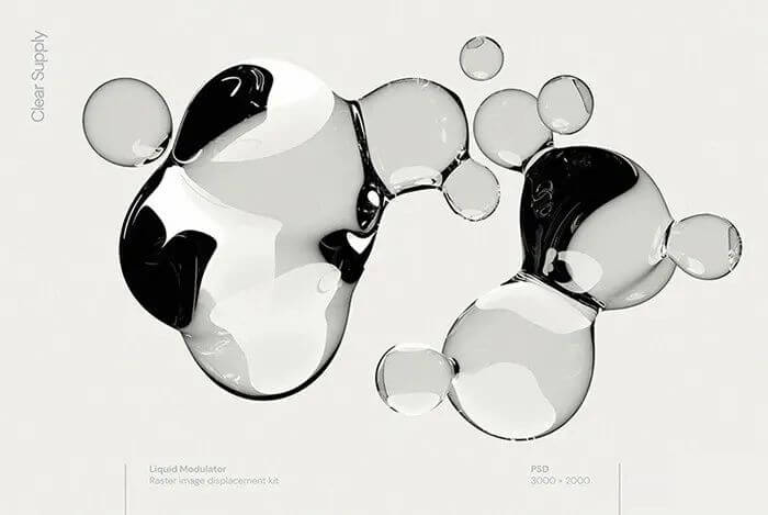 2020爆火的液态风格PSD素材，真是惊艳到我了！