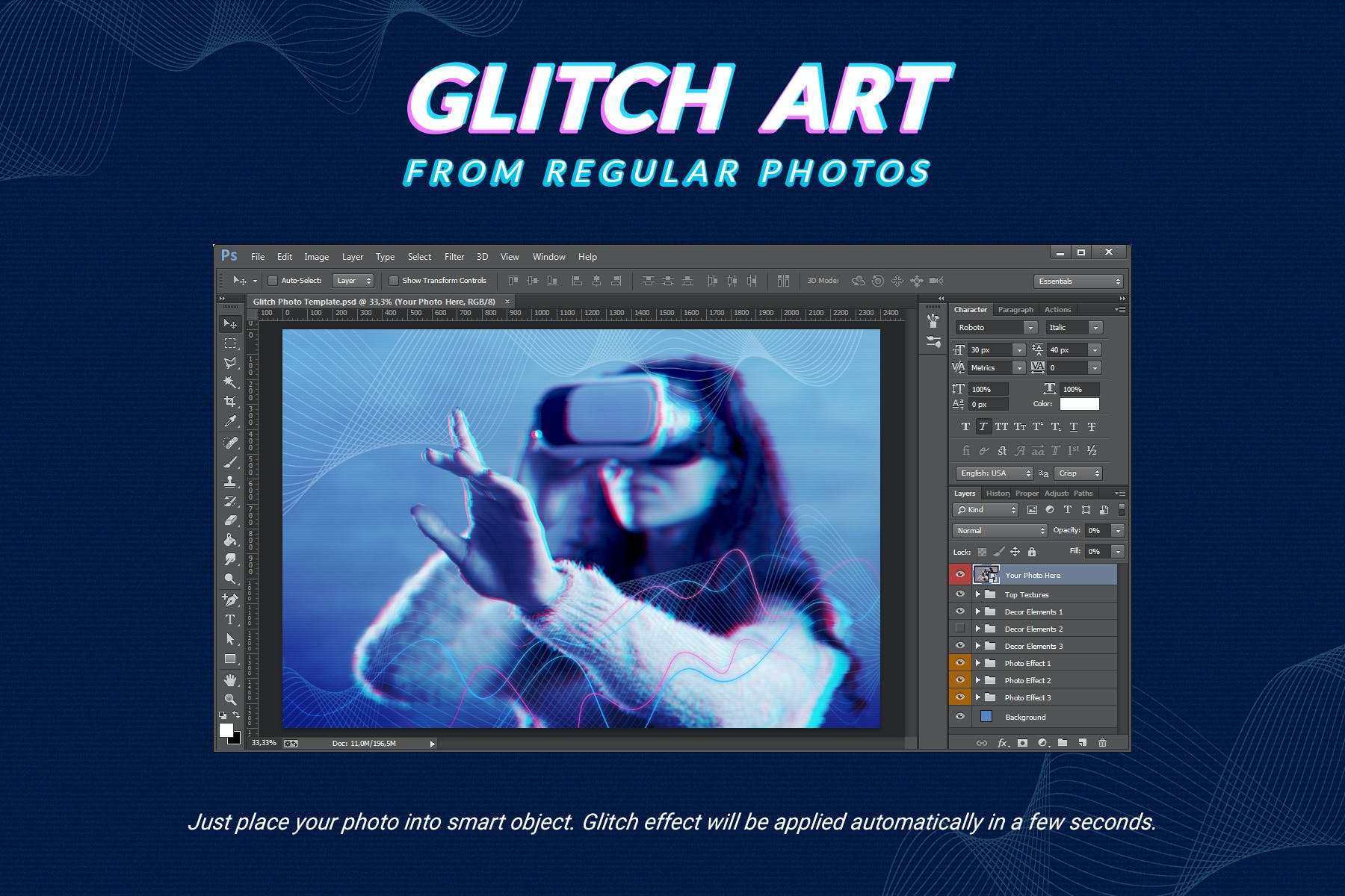 故障照片样机PSD模板素材下载
