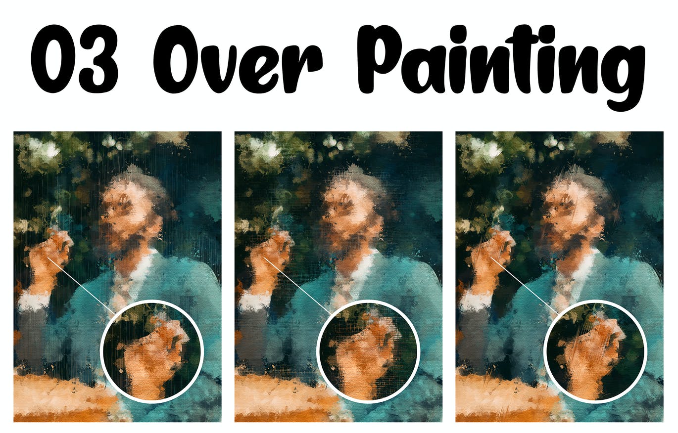 超级逼真的人物绘画动作下载