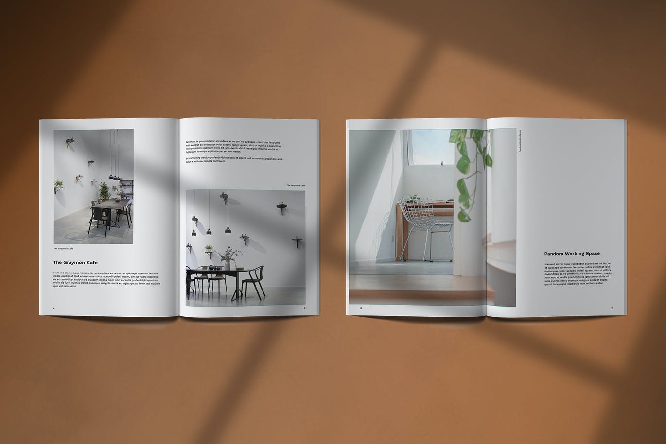 时尚高端简约作品集品牌手册宣传册设计模板