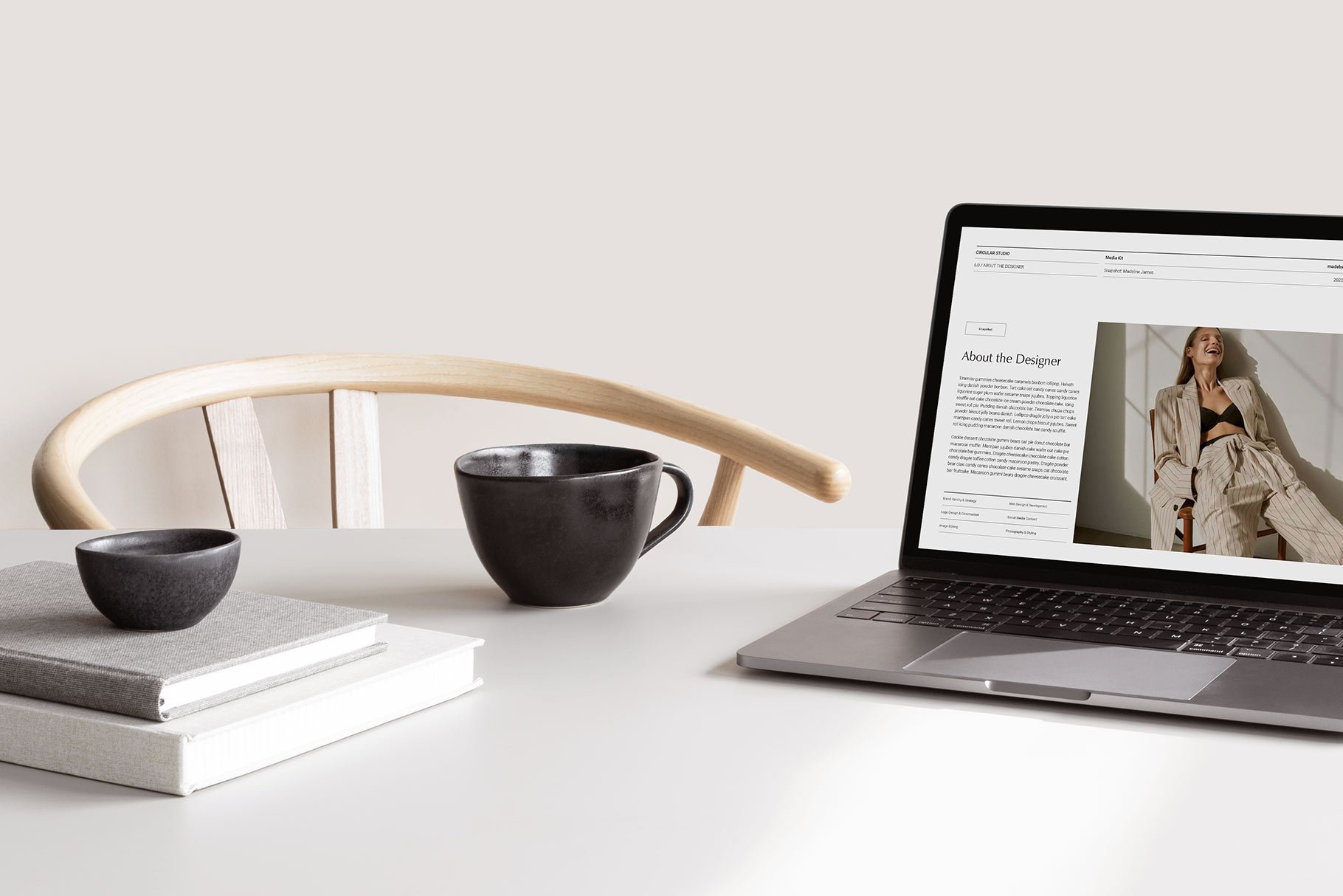 极简主义风品牌指南服务手册媒体套件