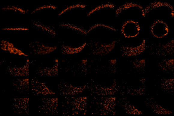 90个金色散景照片光影光感叠加图层PNG素材