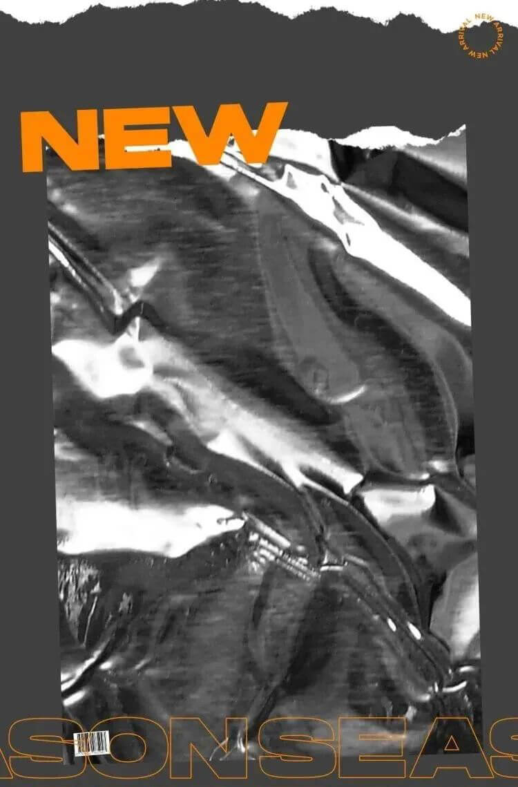 这些超级酷的撕纸样机效果,放到作品集里也未免太出彩了吧!