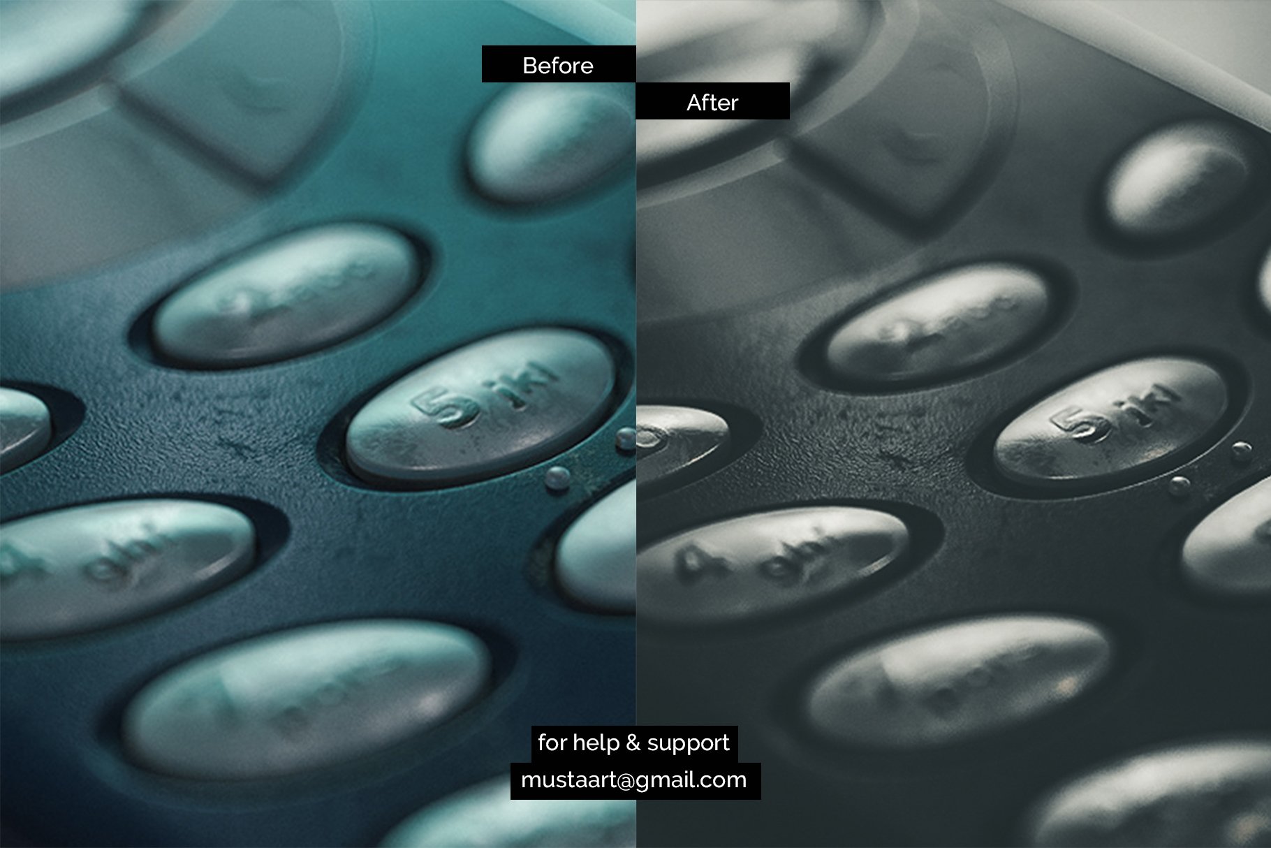 一组暗色、舒适质感的高级色调照片调色效果LR预设素材