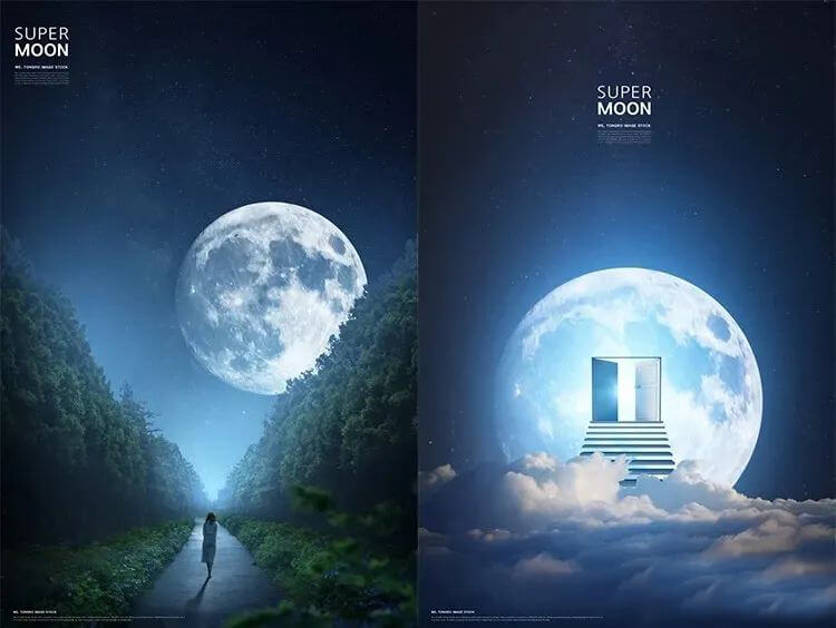 一大波高逼格中秋国庆海报来啦！设计师小伙伴们快快收藏！