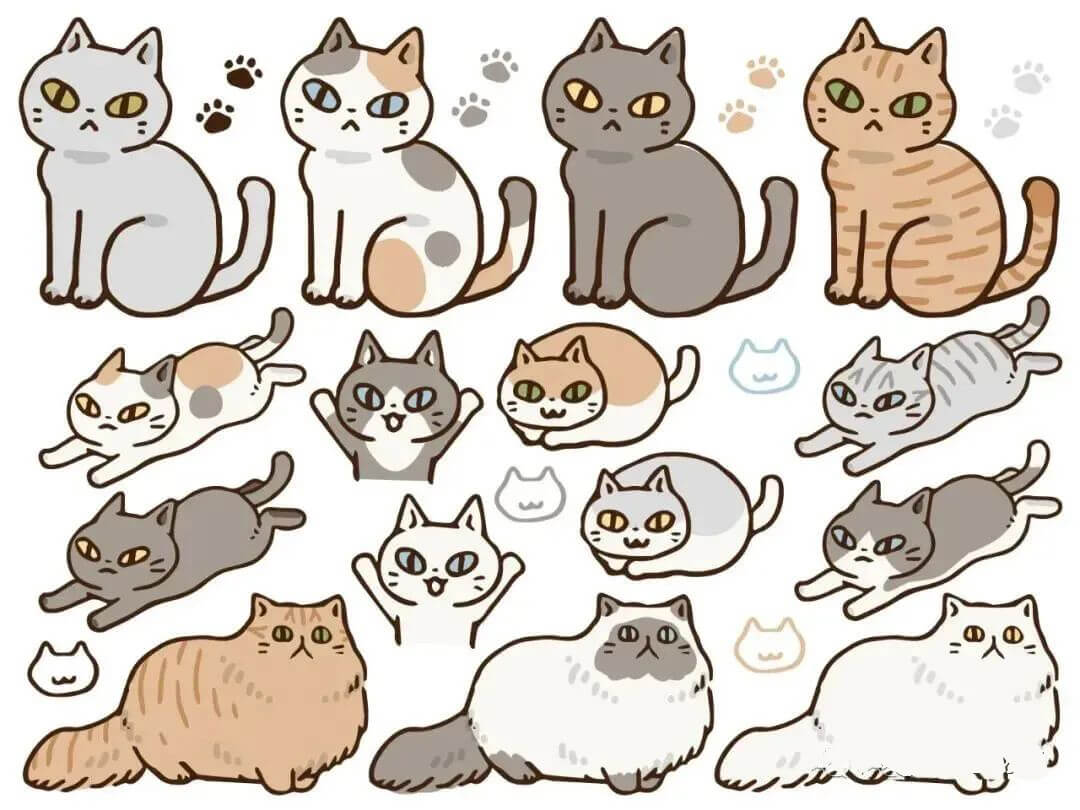 一些可爱萌萌哒的设计小元素素材合集！