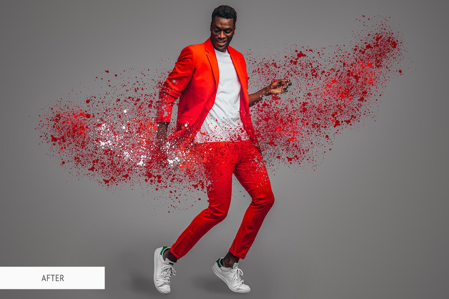 一键生成创意照片色散效果PS动作下载