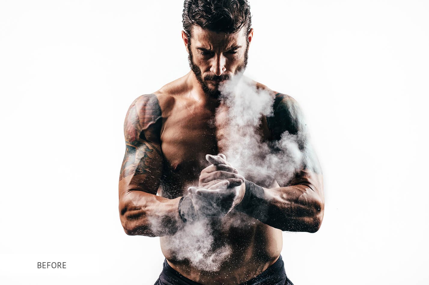 一键生成7种沙尘暴粒子效果PS动作下载