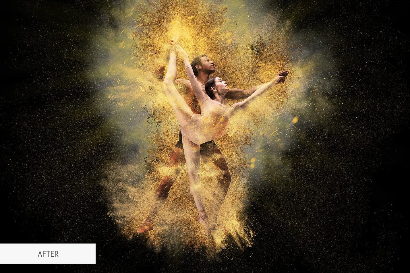 一键生成7种沙尘暴粒子效果PS动作下载