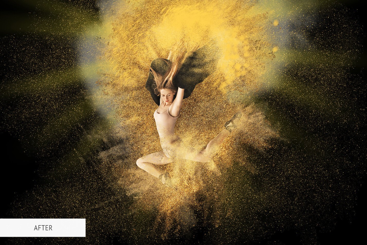 一键生成7种沙尘暴粒子效果PS动作下载