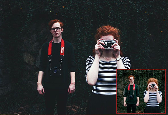 漆黑夜晚深夜效果PS动作下载