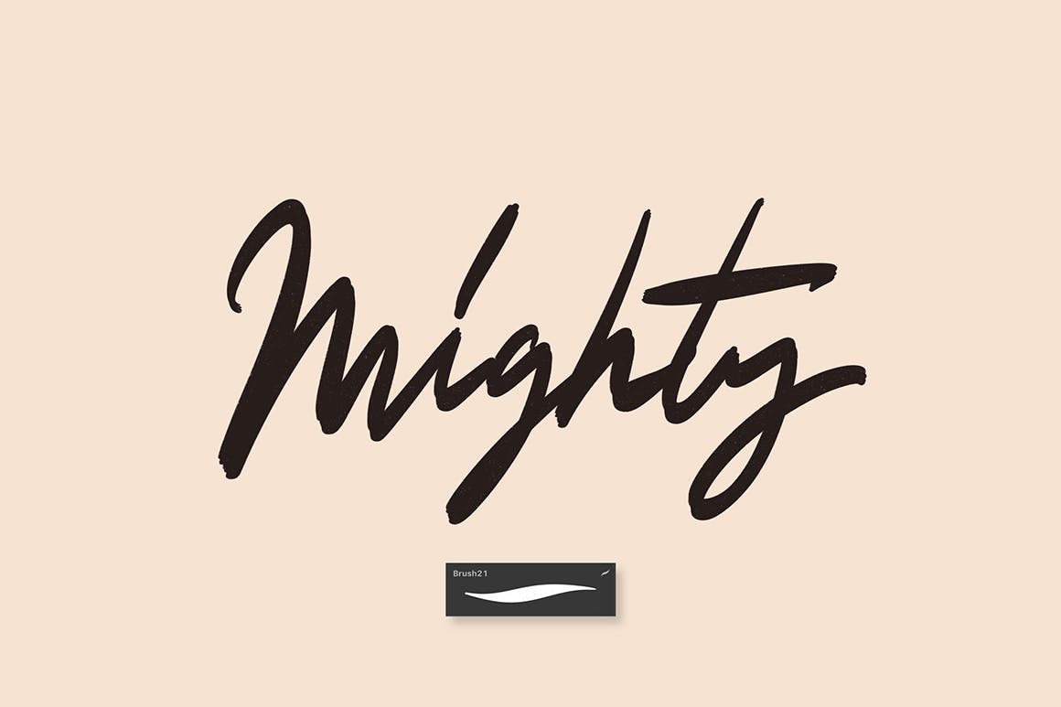 40个Procreate字母笔刷下载