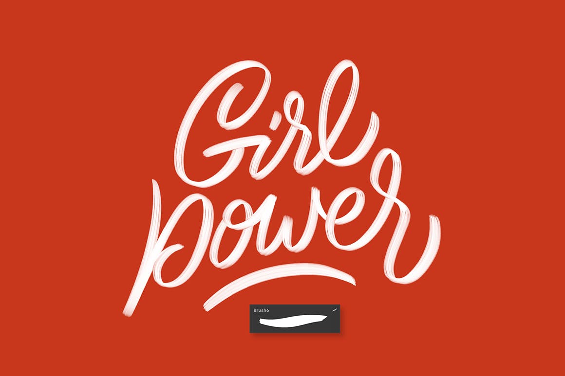 40个Procreate字母笔刷下载