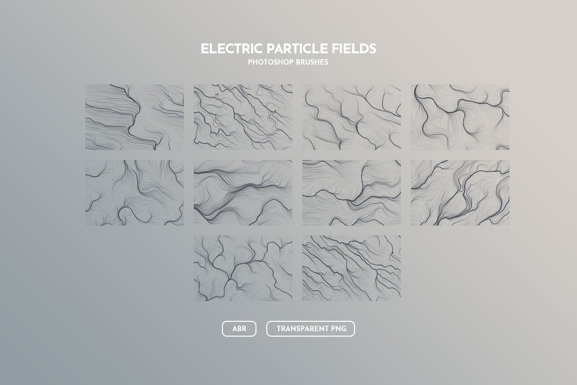 10种时尚高端纹理头发PS笔刷素材