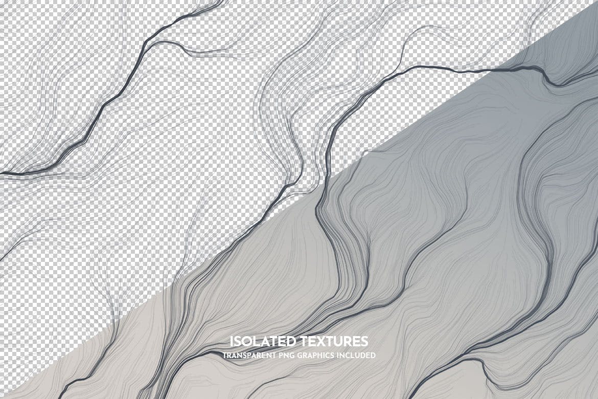 10种时尚高端纹理头发PS笔刷素材