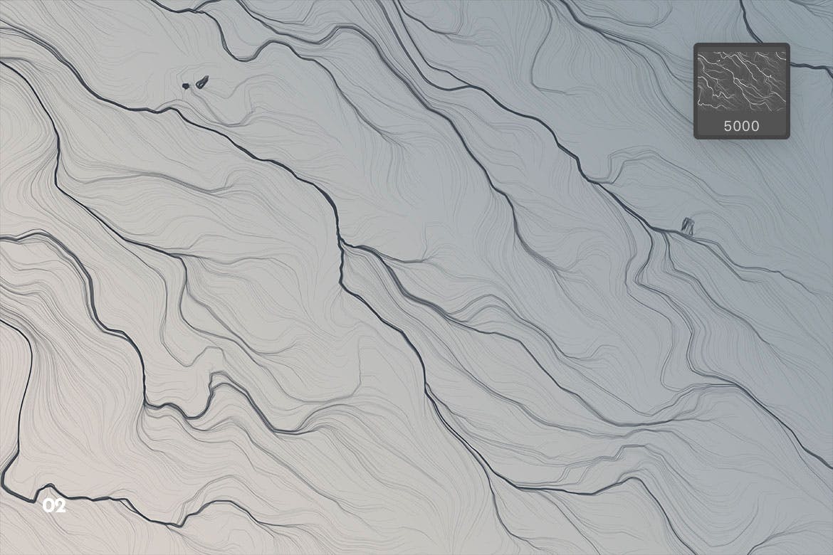 10种时尚高端纹理头发PS笔刷素材