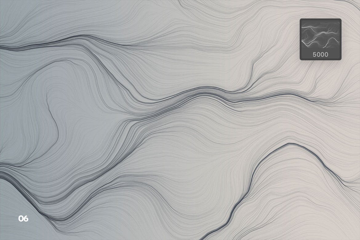 10种时尚高端纹理头发PS笔刷素材