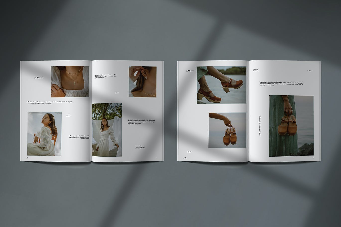 高端时尚多用途摄影作品集画册宣传册VI设计模板