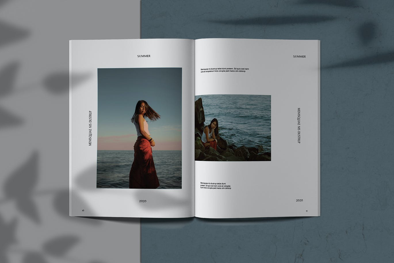 高端时尚多用途摄影作品集画册宣传册VI设计模板