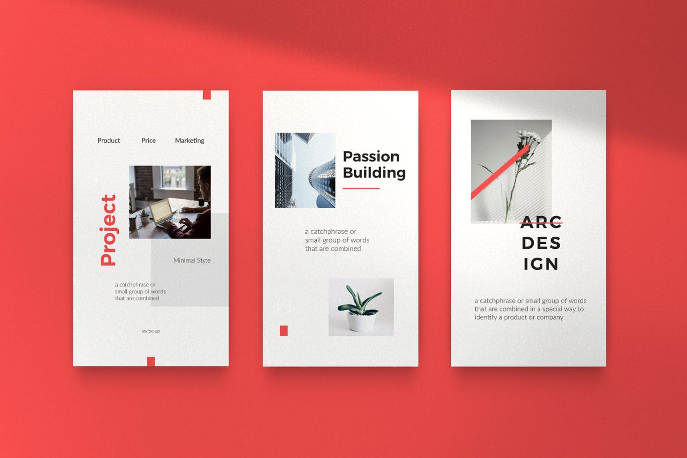 20个时尚简约多用途Ins社交媒体banner海报设计模板