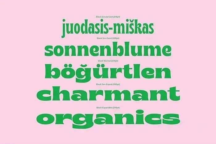 从外网精心扒到的神奇字体，可爱复古又新潮