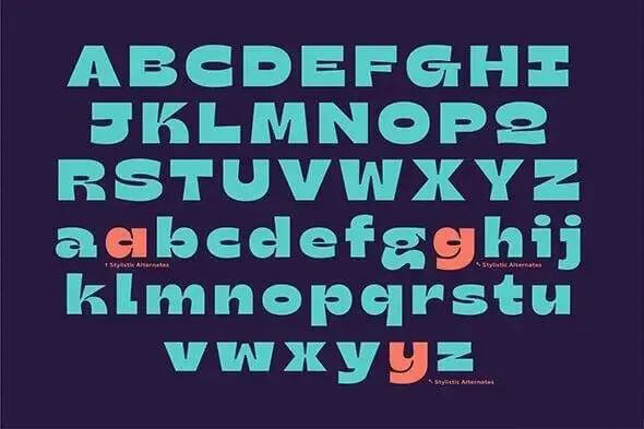 从外网精心扒到的神奇字体,可爱复古又新潮