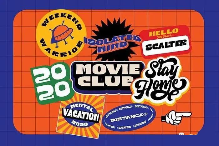 从外网精心扒到的神奇字体，可爱复古又新潮