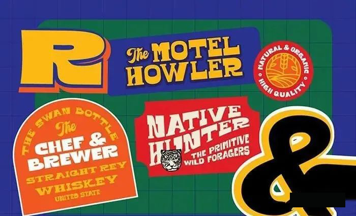 从外网精心扒到的神奇字体，可爱复古又新潮