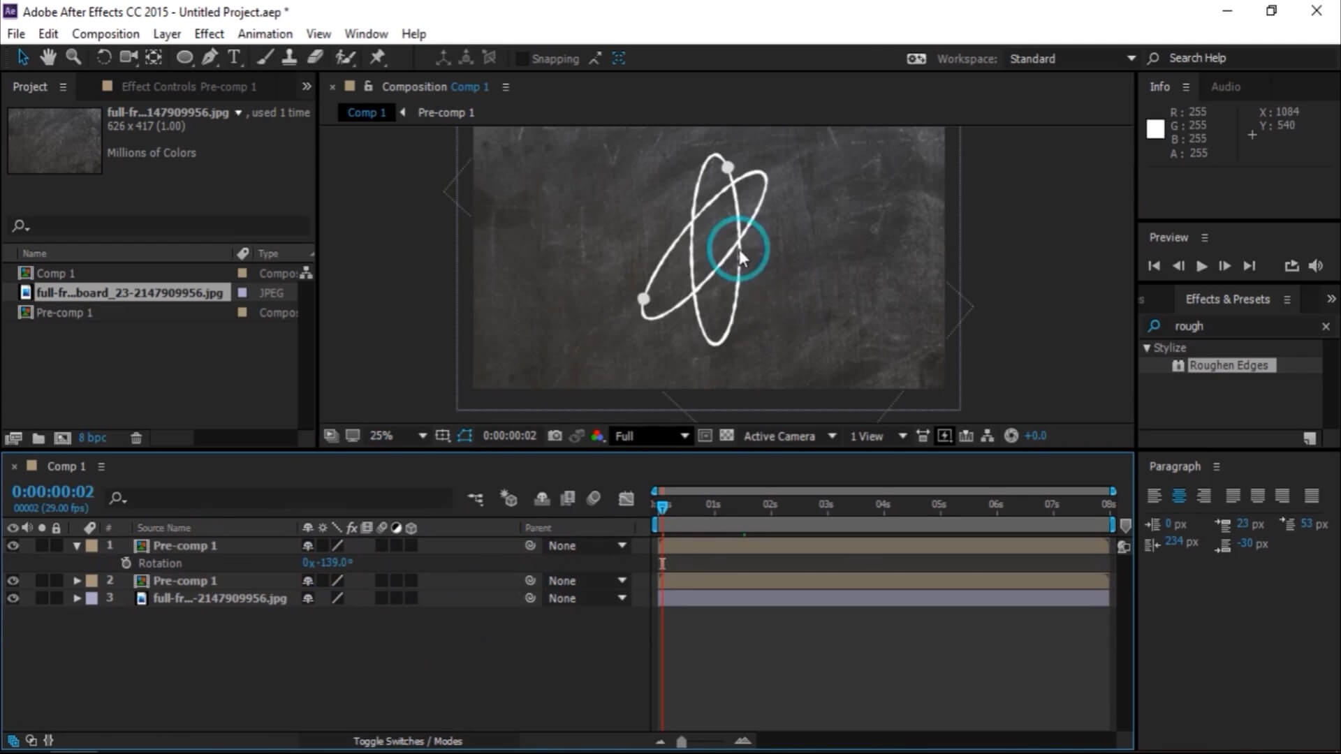 AE和Photoshop制作粉笔黑板动画以及文字设计教程