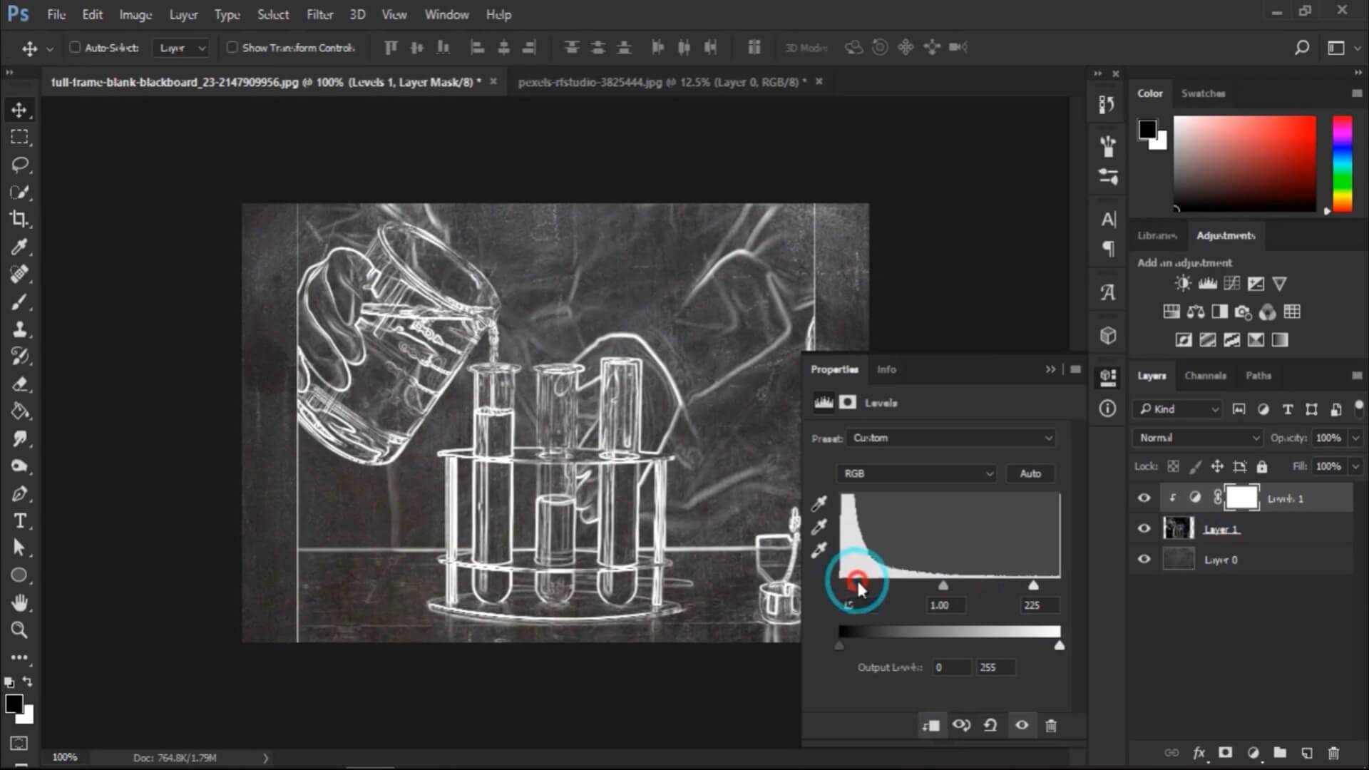 AE和Photoshop制作粉笔黑板动画以及文字设计教程