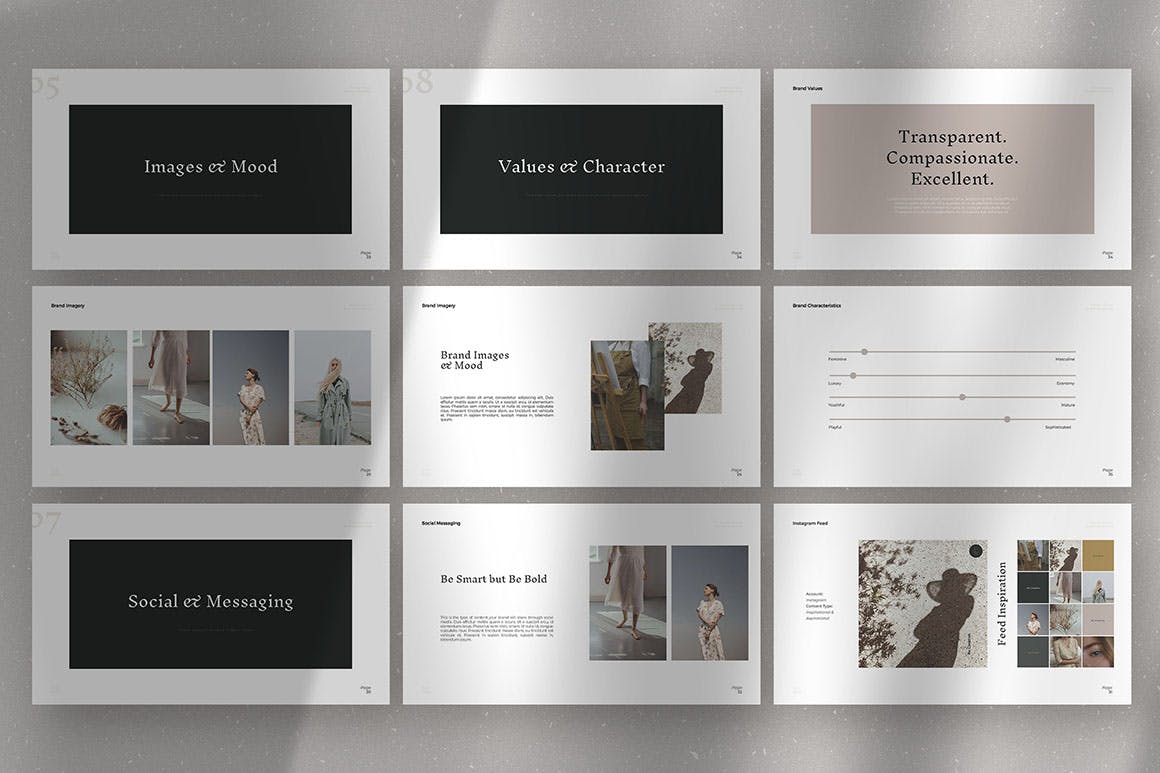 专业简洁高品质VI手册设计模板