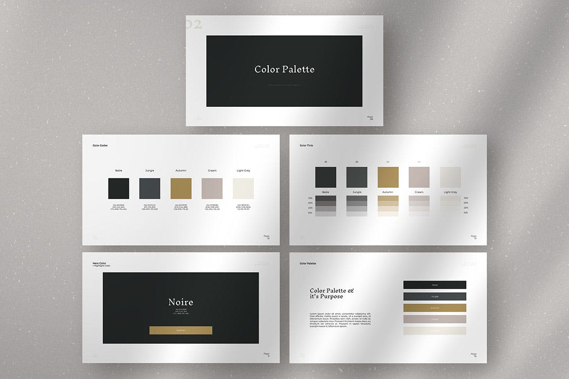 专业简洁高品质VI手册设计模板