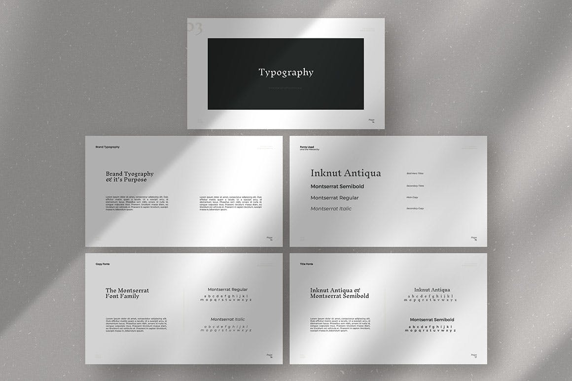 专业简洁高品质VI手册设计模板