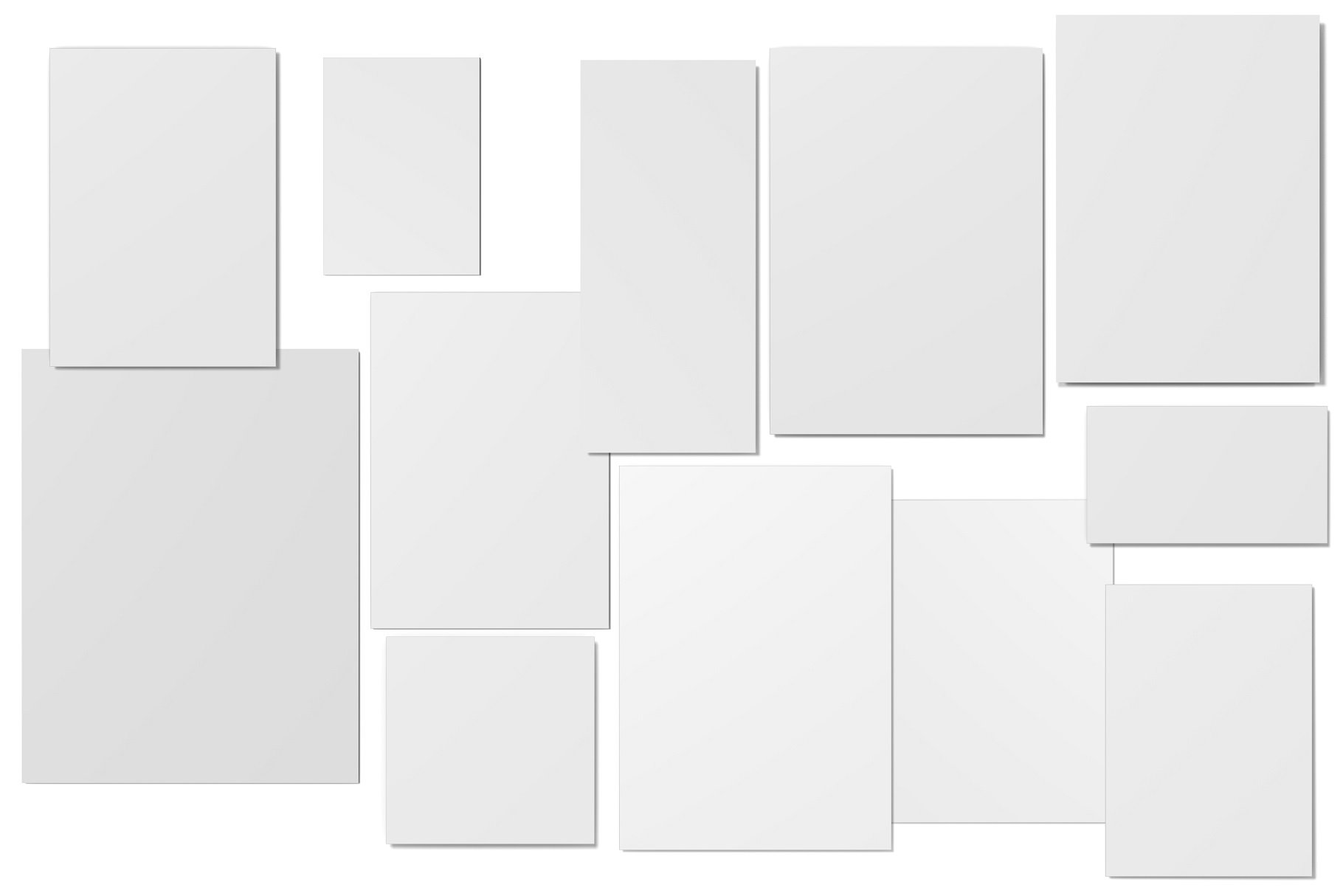 超级逼真真实阴影光影效果场景PSD素材样机