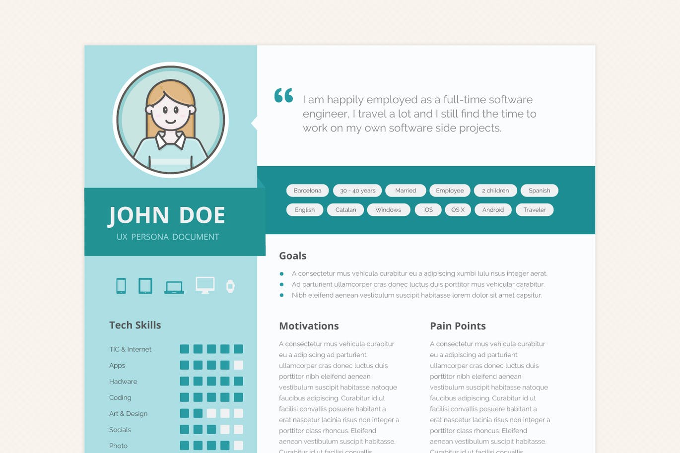 时尚简约虚拟角色头像体验插图插画素材