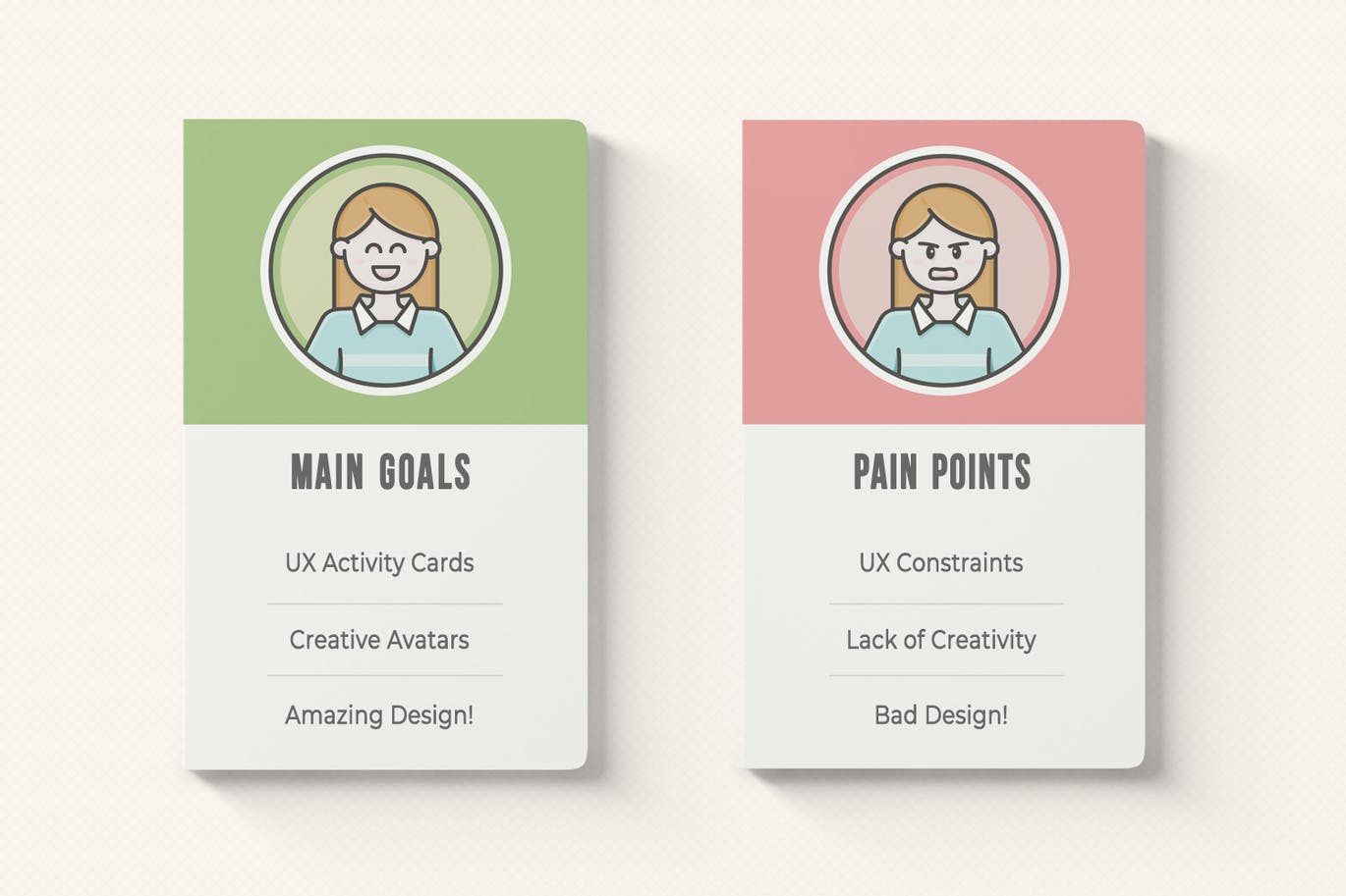 时尚简约虚拟角色头像体验插图插画素材