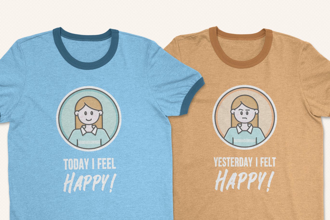 时尚简约虚拟角色头像体验插图插画素材