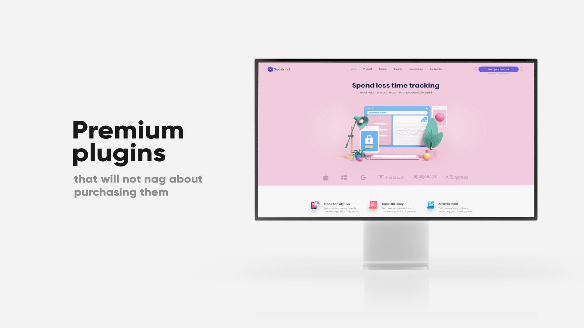 专业显示器 XDR 平面PSD样机素材