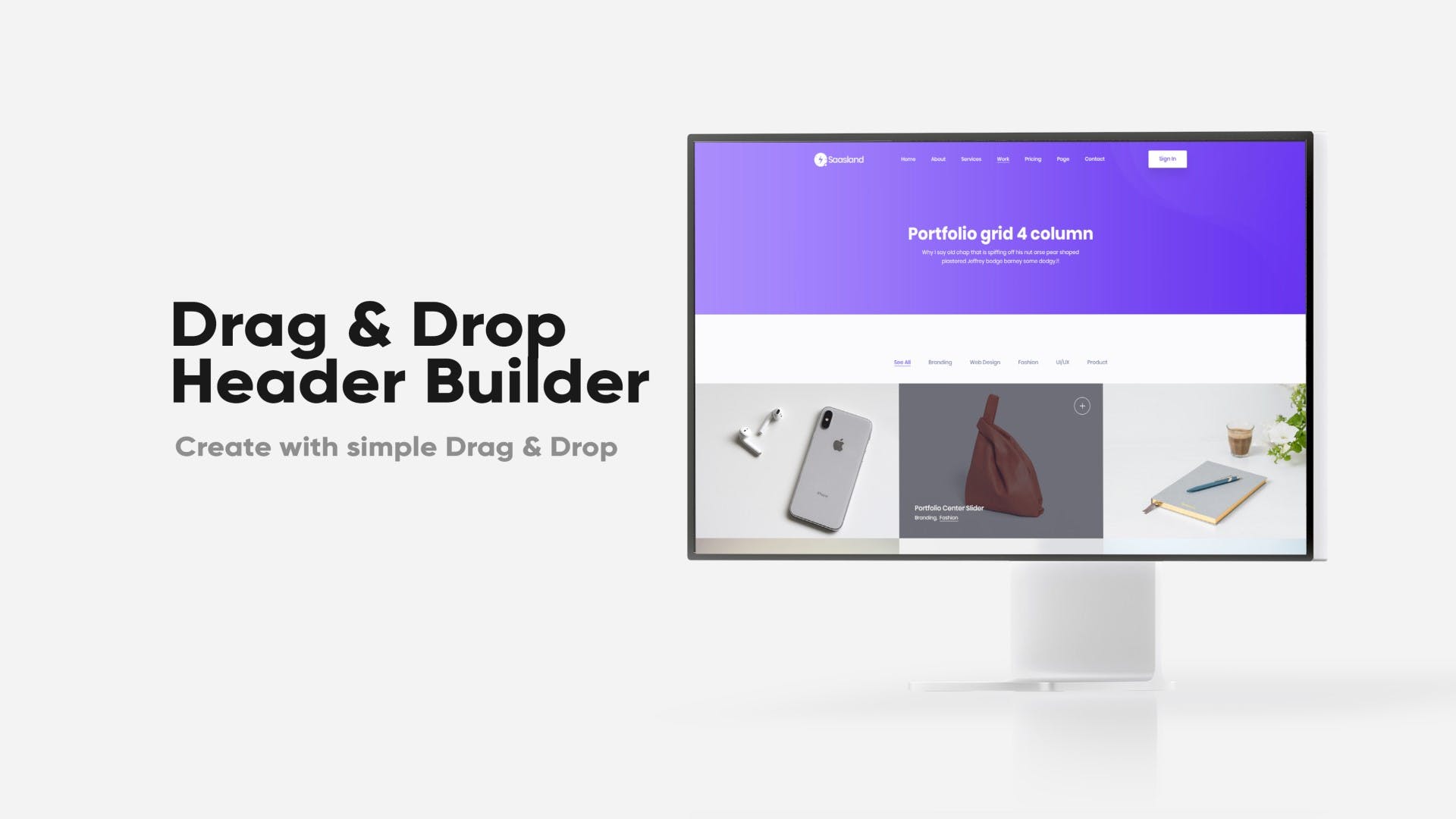 专业显示器 XDR 平面PSD样机素材