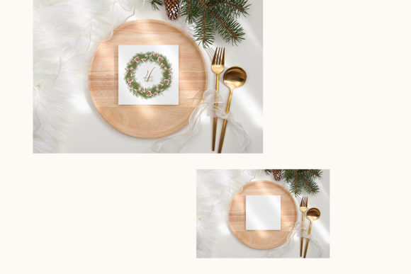 23个圣诞贺卡展示样机PSD套装素材