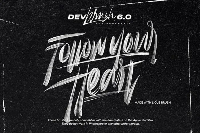 IPAD推出最新5.0笔刷，这些Procreate笔刷让你创造效果惊人的作品！