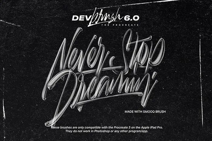 IPAD推出最新5.0笔刷，这些Procreate笔刷让你创造效果惊人的作品！