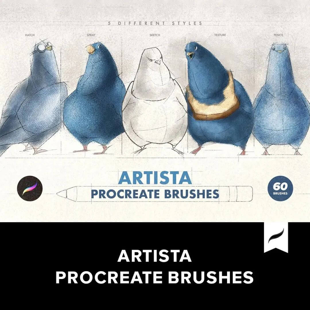 IPAD推出最新5.0笔刷，这些Procreate笔刷让你创造效果惊人的作品！