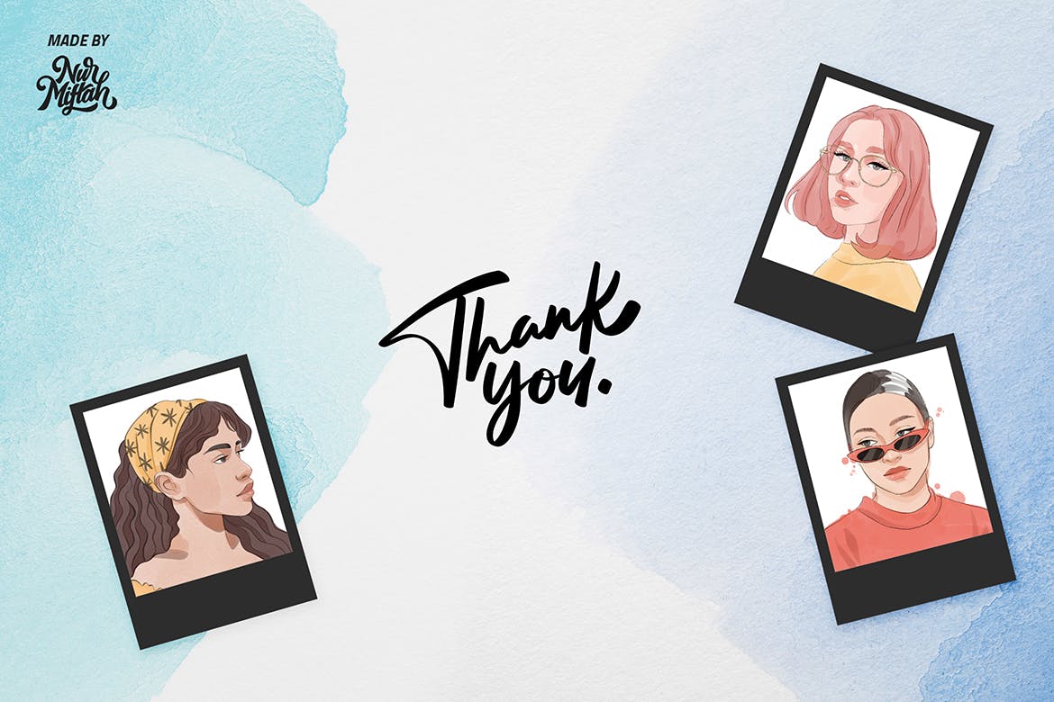 procreate水彩毛笔笔刷下载