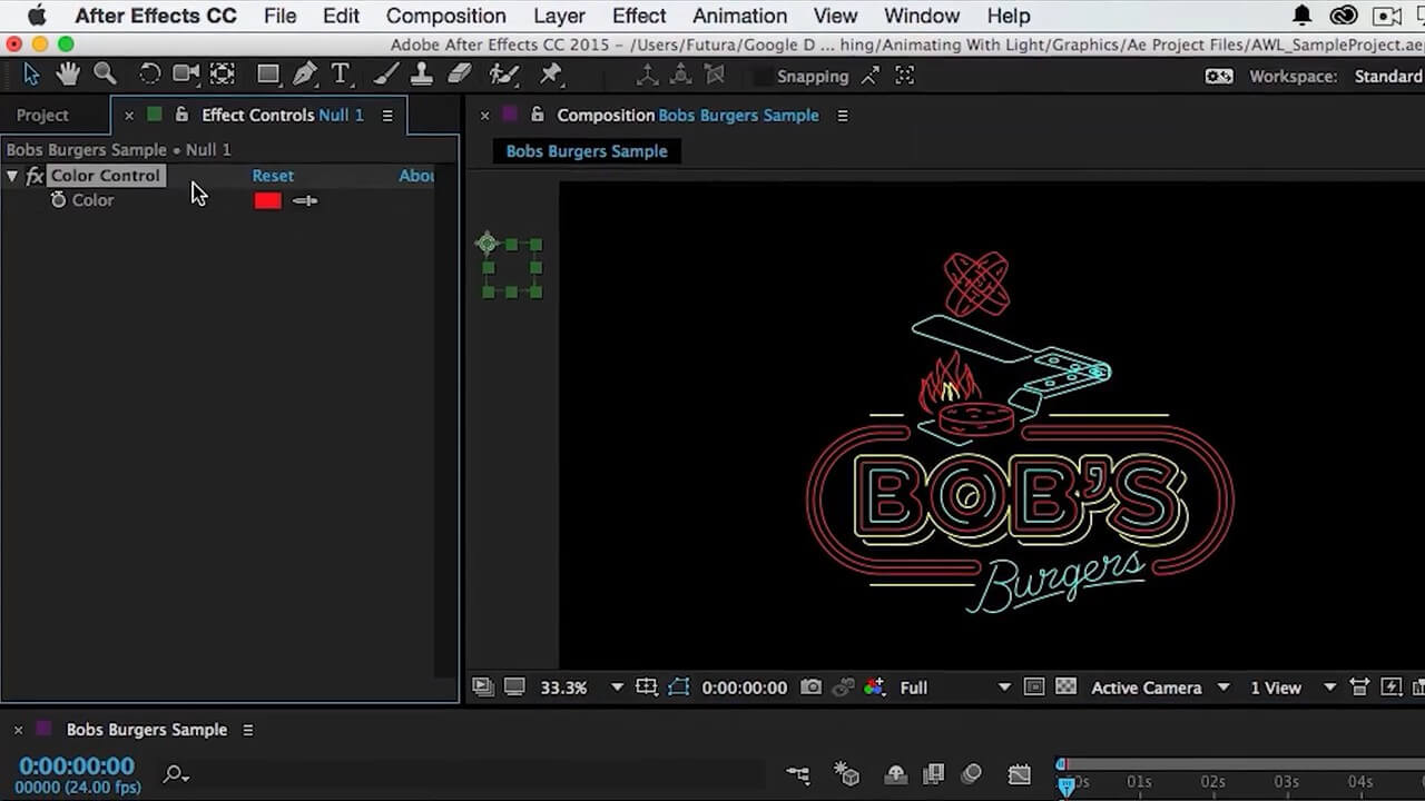 用AE制作灯光动画教程