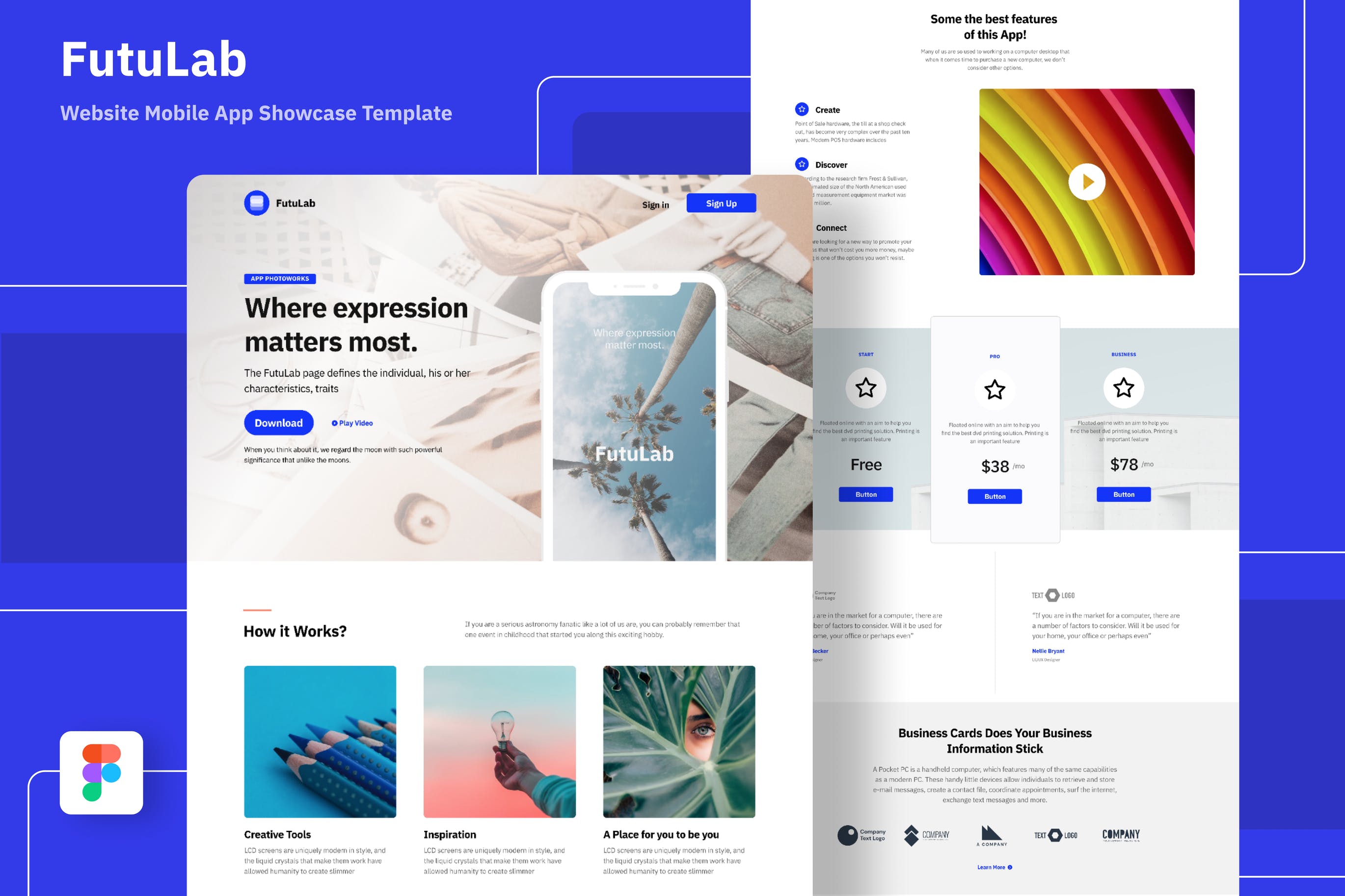 移动APP服务官网WEB网站素材下载