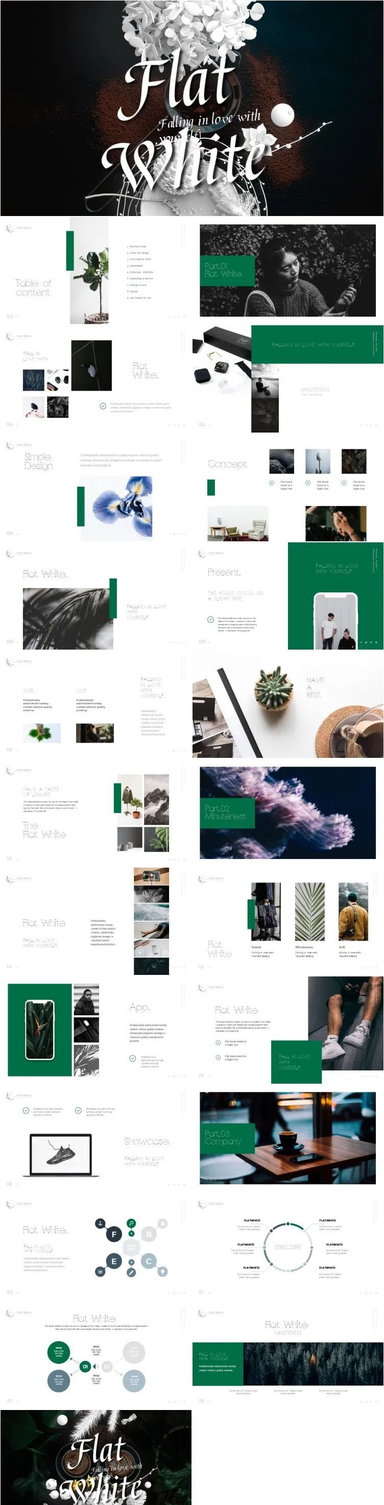 价值万元以上百款作品集PPT模板,究竟是长什么样的?