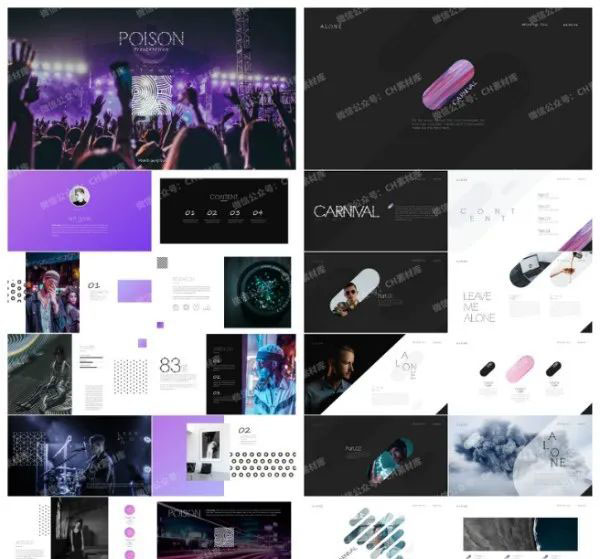 价值万元以上百款作品集PPT模板,究竟是长什么样的?