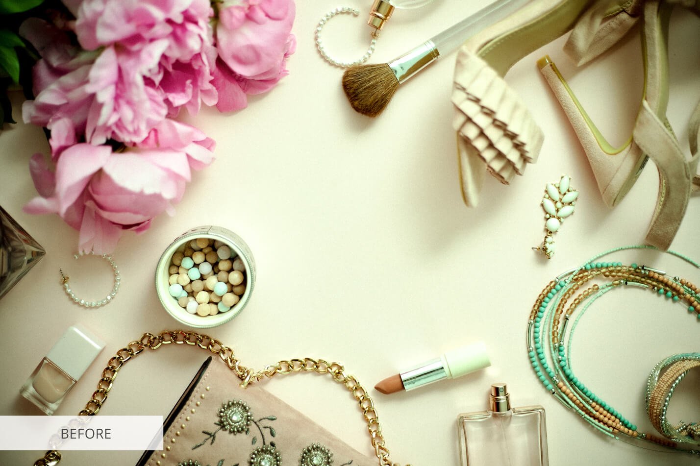 一组产品摄影高级色调PS滤镜动作素材