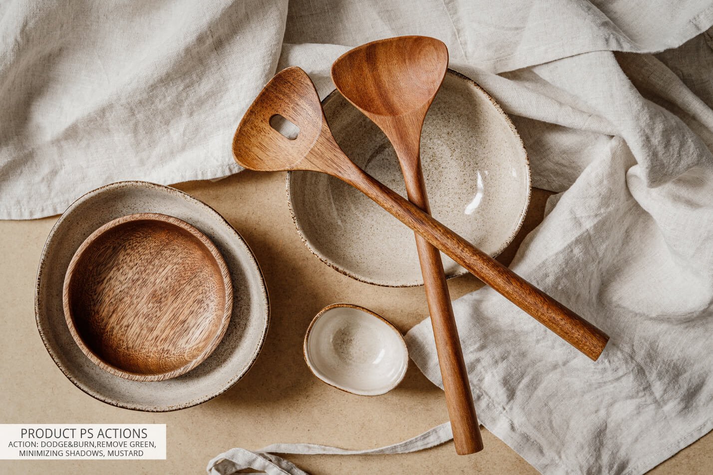 一组产品摄影高级色调PS滤镜动作素材